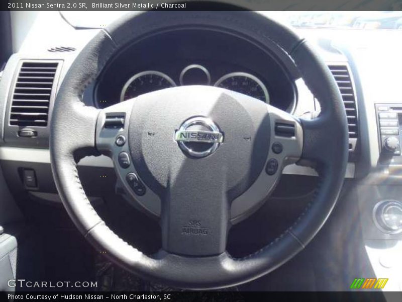 Brilliant Silver Metallic / Charcoal 2011 Nissan Sentra 2.0 SR