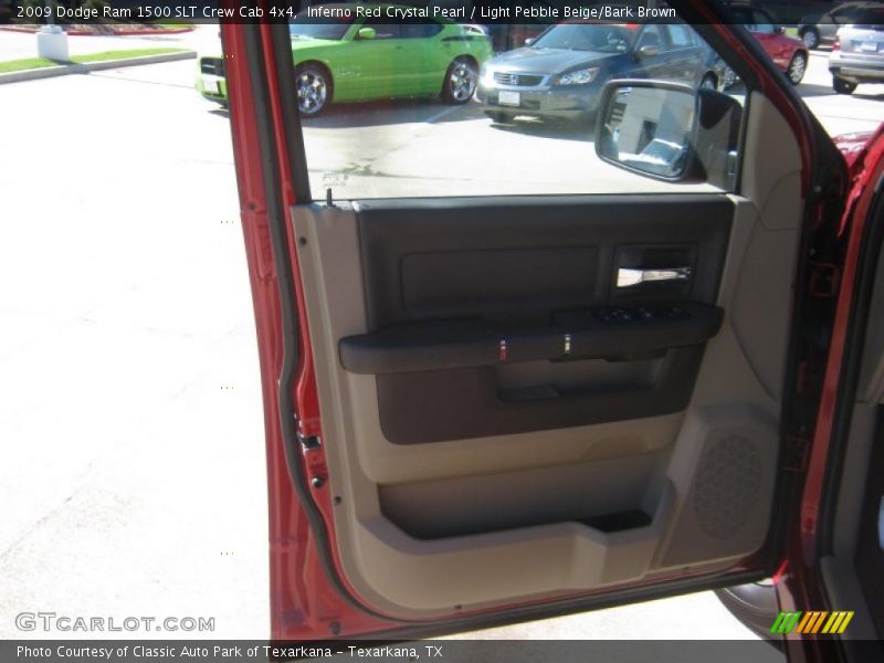 Inferno Red Crystal Pearl / Light Pebble Beige/Bark Brown 2009 Dodge Ram 1500 SLT Crew Cab 4x4