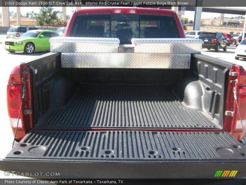 Inferno Red Crystal Pearl / Light Pebble Beige/Bark Brown 2009 Dodge Ram 1500 SLT Crew Cab 4x4