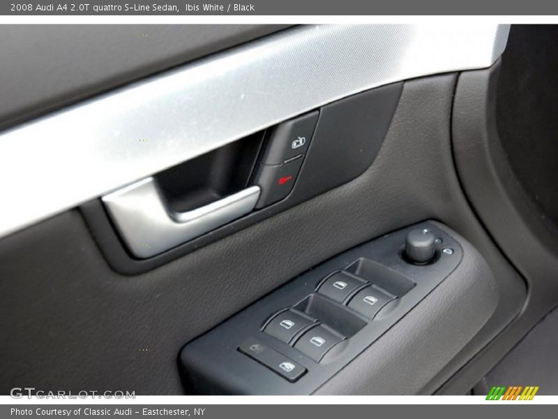 Ibis White / Black 2008 Audi A4 2.0T quattro S-Line Sedan