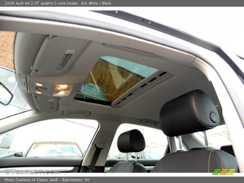 Ibis White / Black 2008 Audi A4 2.0T quattro S-Line Sedan