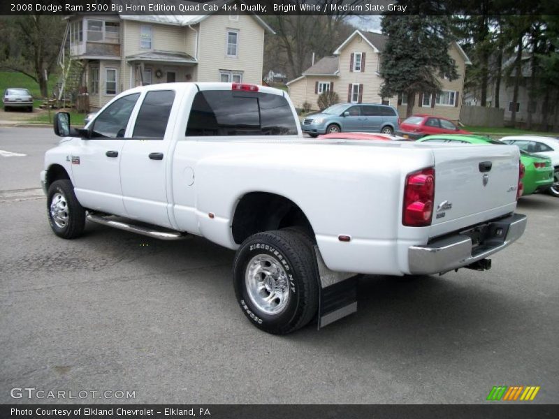  2008 Ram 3500 Big Horn Edition Quad Cab 4x4 Dually Bright White