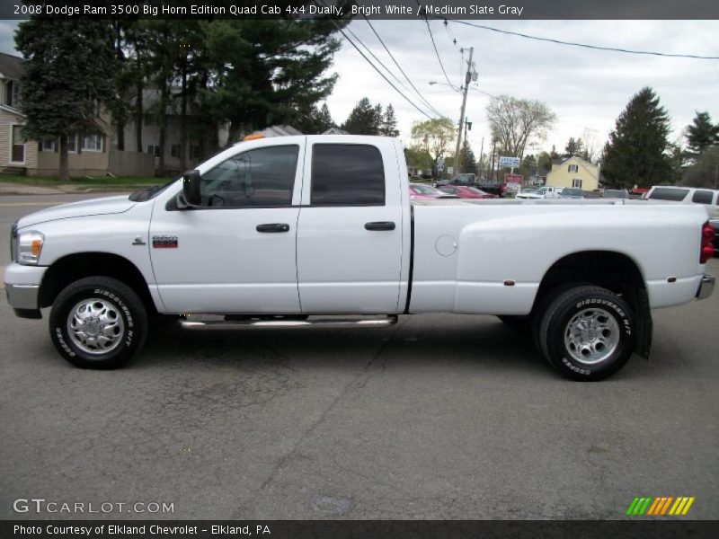 2008 Ram 3500 Big Horn Edition Quad Cab 4x4 Dually Bright White