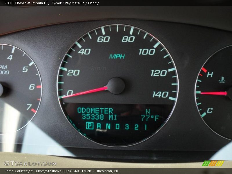 Cyber Gray Metallic / Ebony 2010 Chevrolet Impala LT