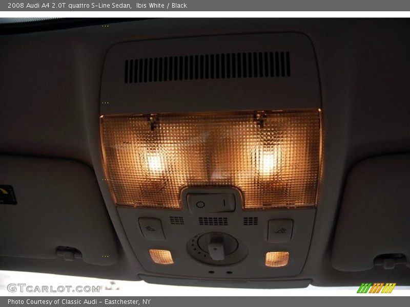 Ibis White / Black 2008 Audi A4 2.0T quattro S-Line Sedan