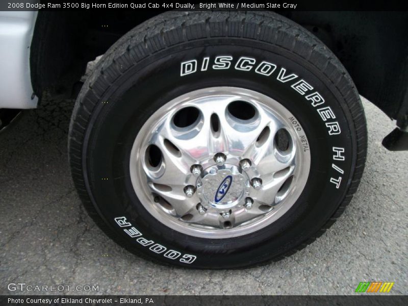 Custom Wheels of 2008 Ram 3500 Big Horn Edition Quad Cab 4x4 Dually
