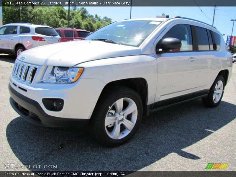 Bright Silver Metallic / Dark Slate Gray 2011 Jeep Compass 2.0 Latitude