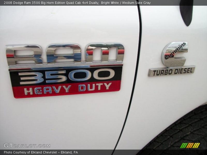  2008 Ram 3500 Big Horn Edition Quad Cab 4x4 Dually Logo