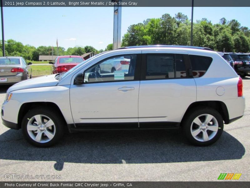 Bright Silver Metallic / Dark Slate Gray 2011 Jeep Compass 2.0 Latitude