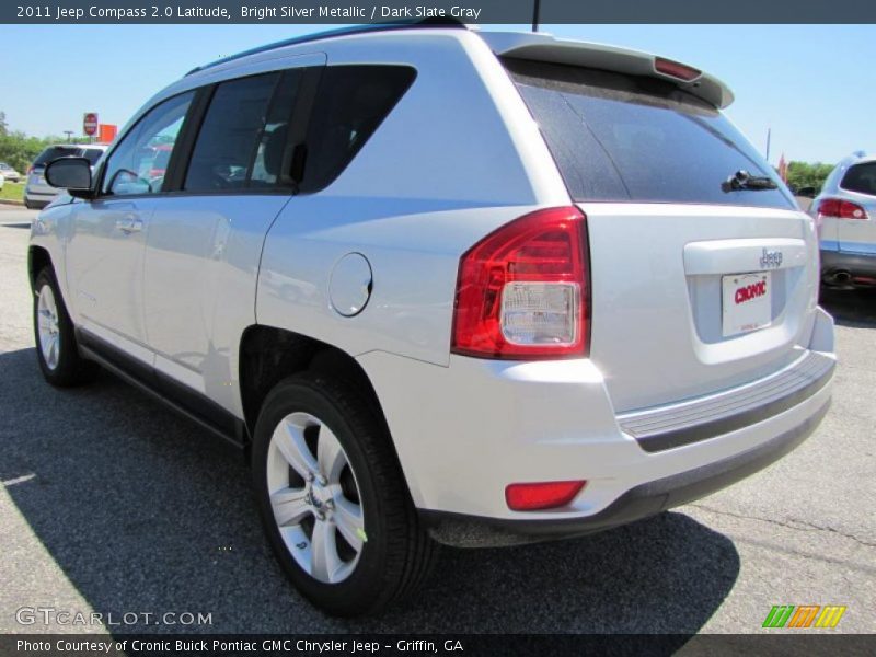 Bright Silver Metallic / Dark Slate Gray 2011 Jeep Compass 2.0 Latitude