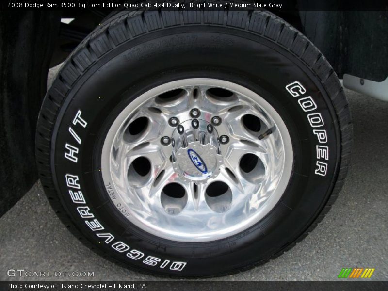 Custom Wheels of 2008 Ram 3500 Big Horn Edition Quad Cab 4x4 Dually