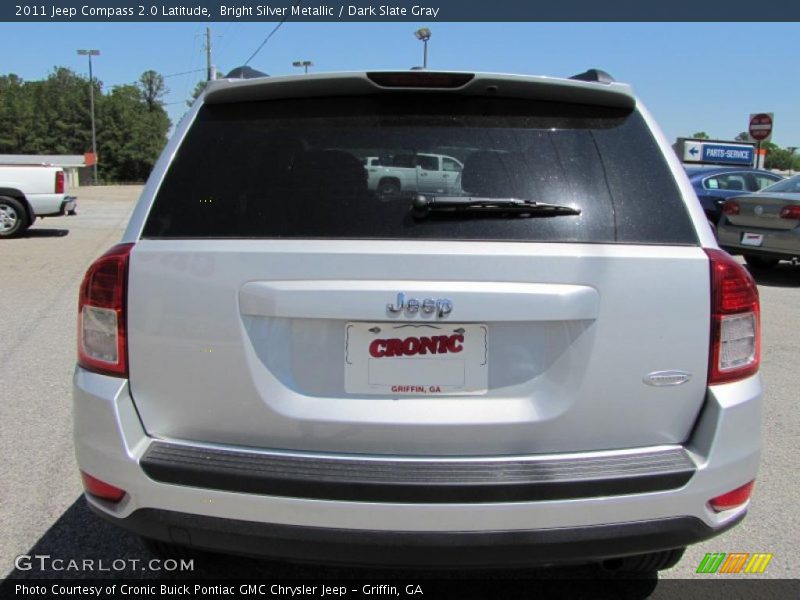 Bright Silver Metallic / Dark Slate Gray 2011 Jeep Compass 2.0 Latitude