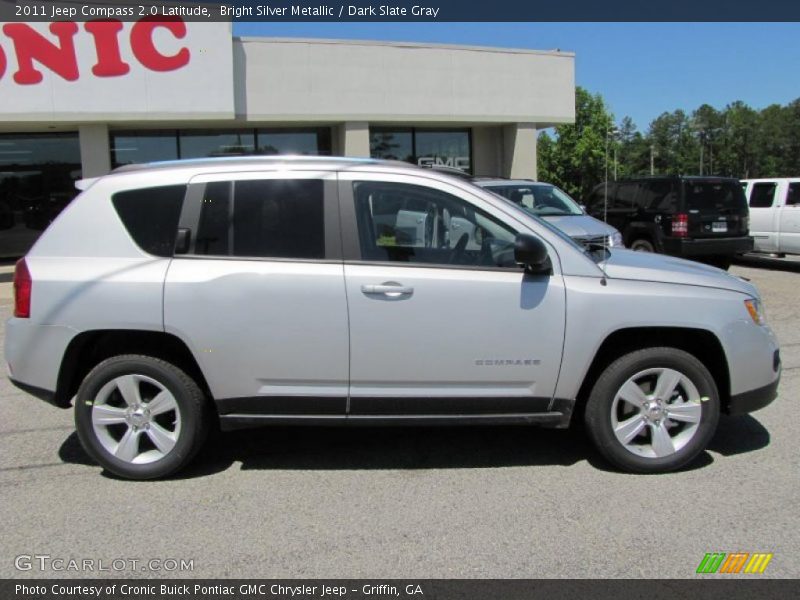 Bright Silver Metallic / Dark Slate Gray 2011 Jeep Compass 2.0 Latitude