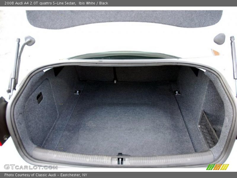 Ibis White / Black 2008 Audi A4 2.0T quattro S-Line Sedan