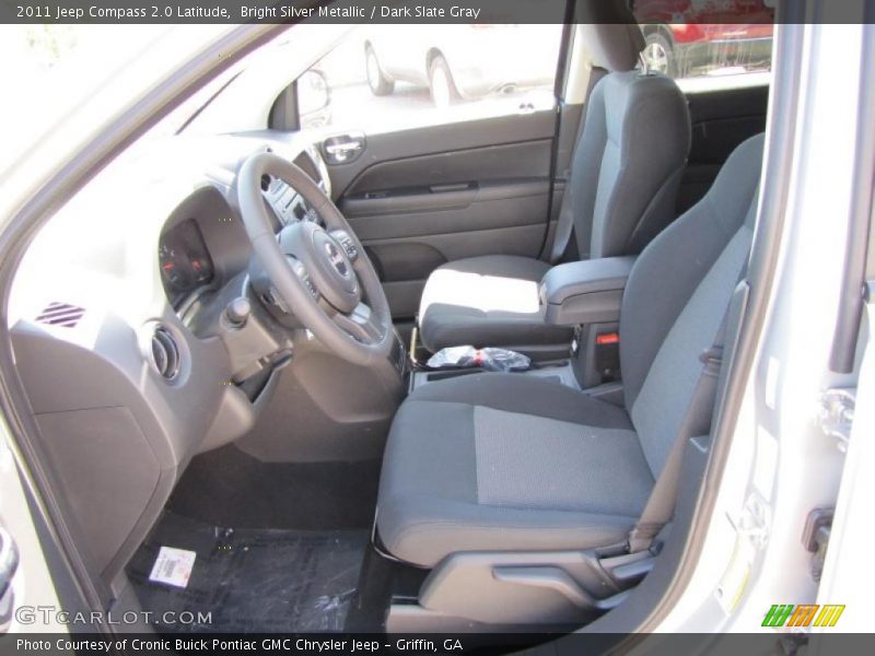 Bright Silver Metallic / Dark Slate Gray 2011 Jeep Compass 2.0 Latitude
