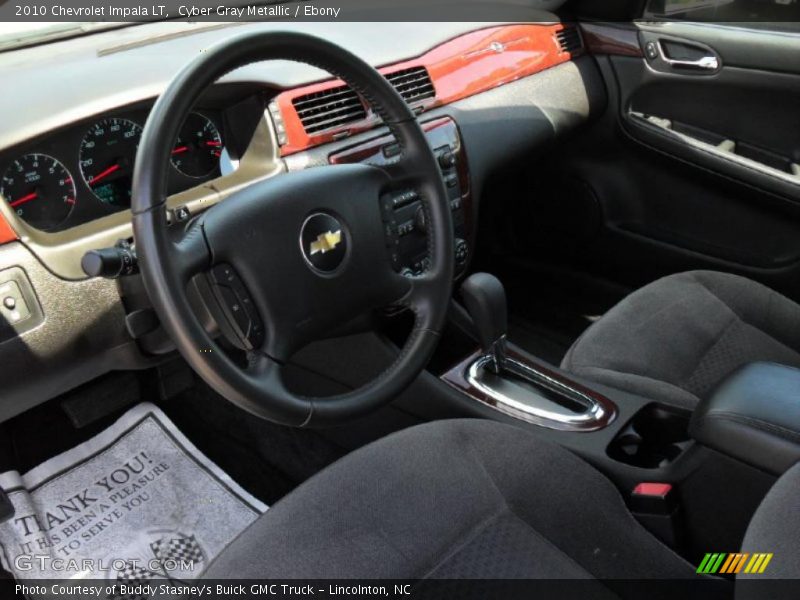 Cyber Gray Metallic / Ebony 2010 Chevrolet Impala LT