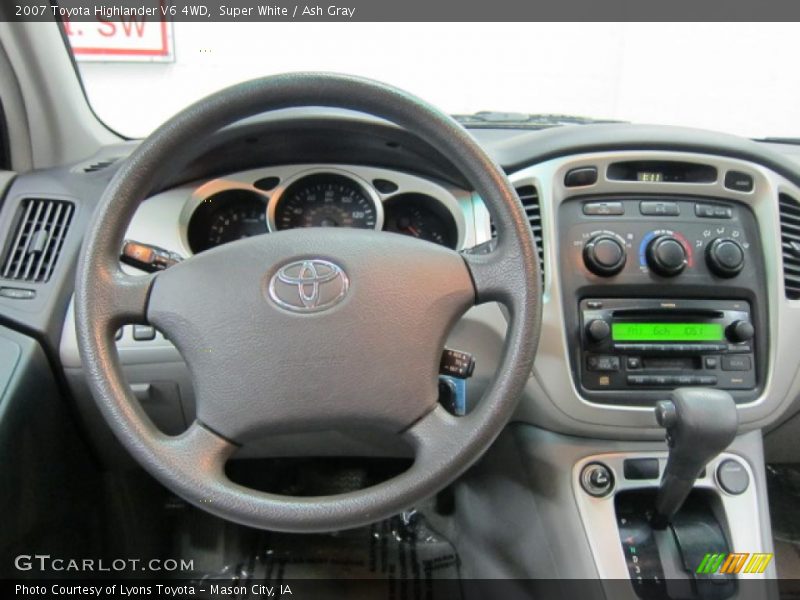 Super White / Ash Gray 2007 Toyota Highlander V6 4WD