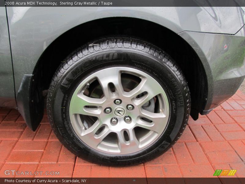 Sterling Gray Metallic / Taupe 2008 Acura MDX Technology