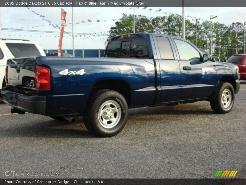  2005 Dakota ST Club Cab 4x4 Patriot Blue Pearl