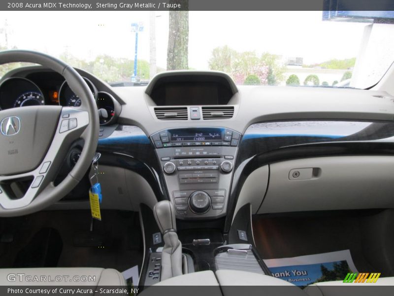 Sterling Gray Metallic / Taupe 2008 Acura MDX Technology