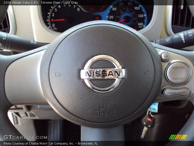 Chrome Silver / Light Gray 2009 Nissan Cube 1.8 S