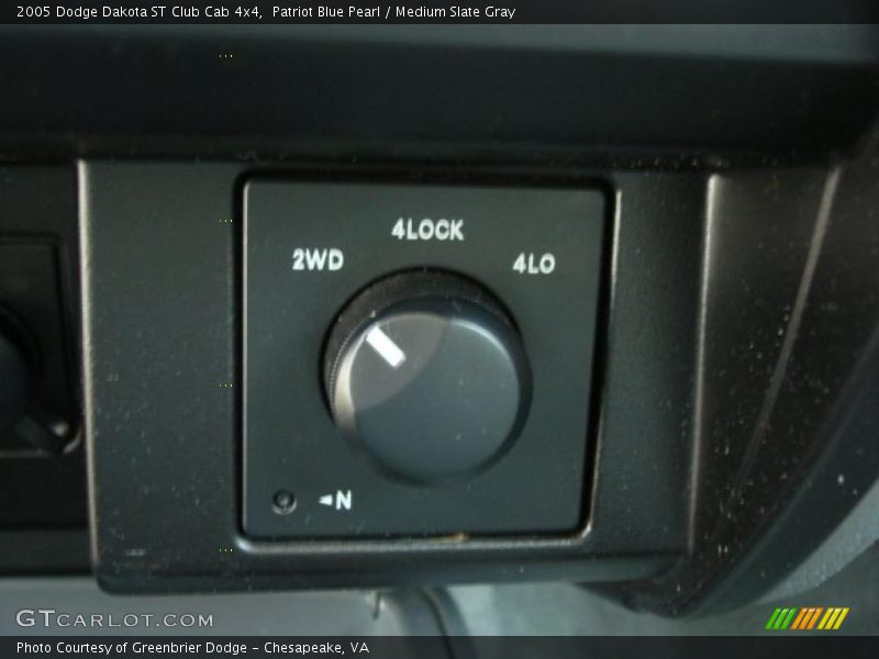 Patriot Blue Pearl / Medium Slate Gray 2005 Dodge Dakota ST Club Cab 4x4