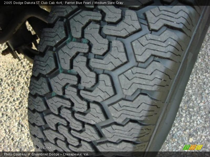 Patriot Blue Pearl / Medium Slate Gray 2005 Dodge Dakota ST Club Cab 4x4