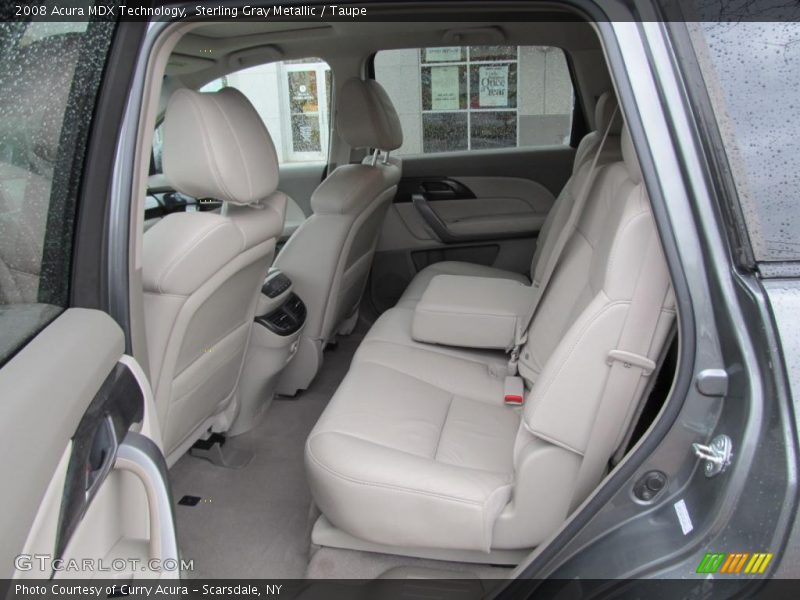 Sterling Gray Metallic / Taupe 2008 Acura MDX Technology