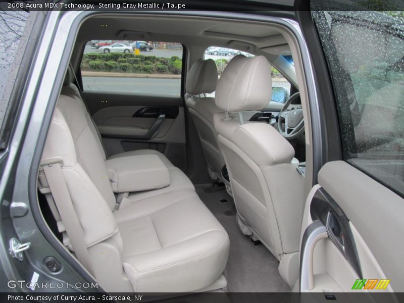 Sterling Gray Metallic / Taupe 2008 Acura MDX Technology