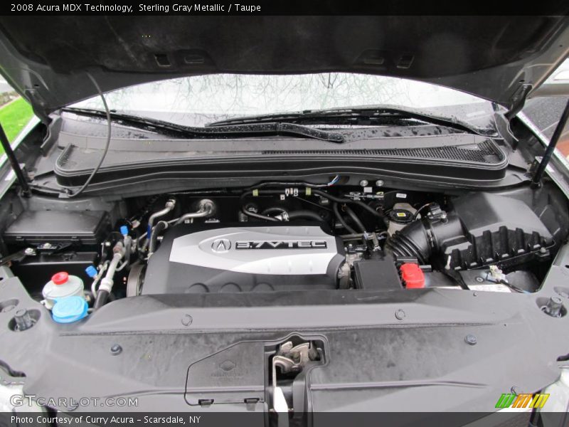 Sterling Gray Metallic / Taupe 2008 Acura MDX Technology