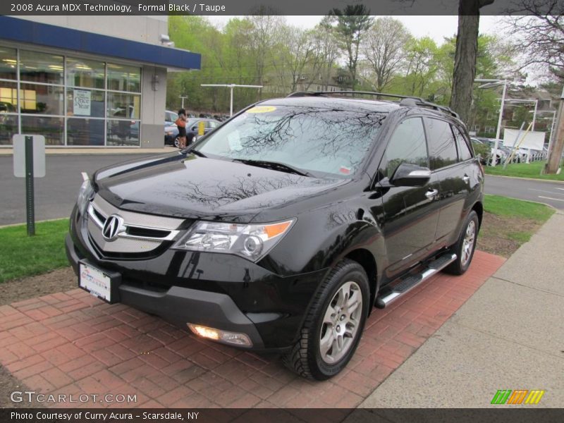 Formal Black / Taupe 2008 Acura MDX Technology