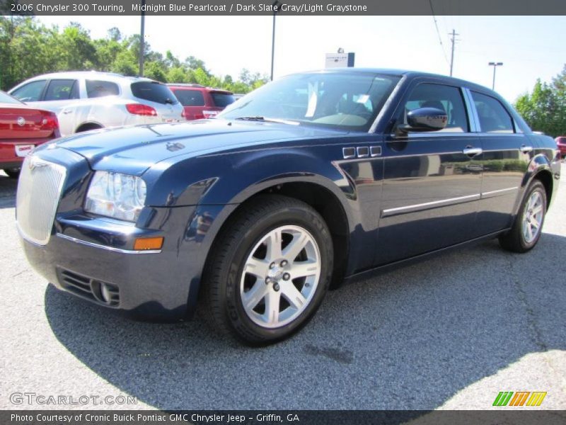 Midnight Blue Pearlcoat / Dark Slate Gray/Light Graystone 2006 Chrysler 300 Touring