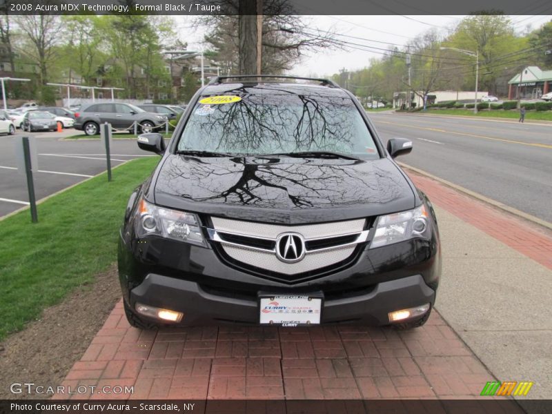 Formal Black / Taupe 2008 Acura MDX Technology
