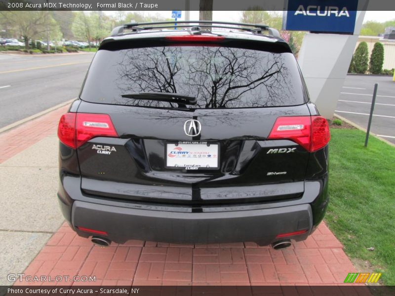 Formal Black / Taupe 2008 Acura MDX Technology