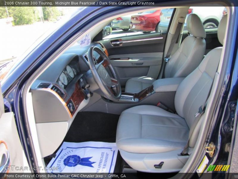 Midnight Blue Pearlcoat / Dark Slate Gray/Light Graystone 2006 Chrysler 300 Touring