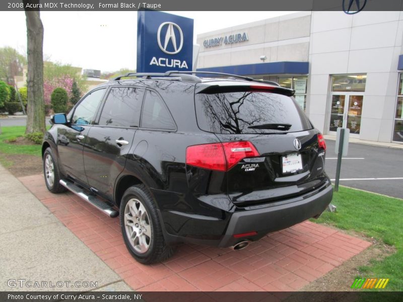 Formal Black / Taupe 2008 Acura MDX Technology
