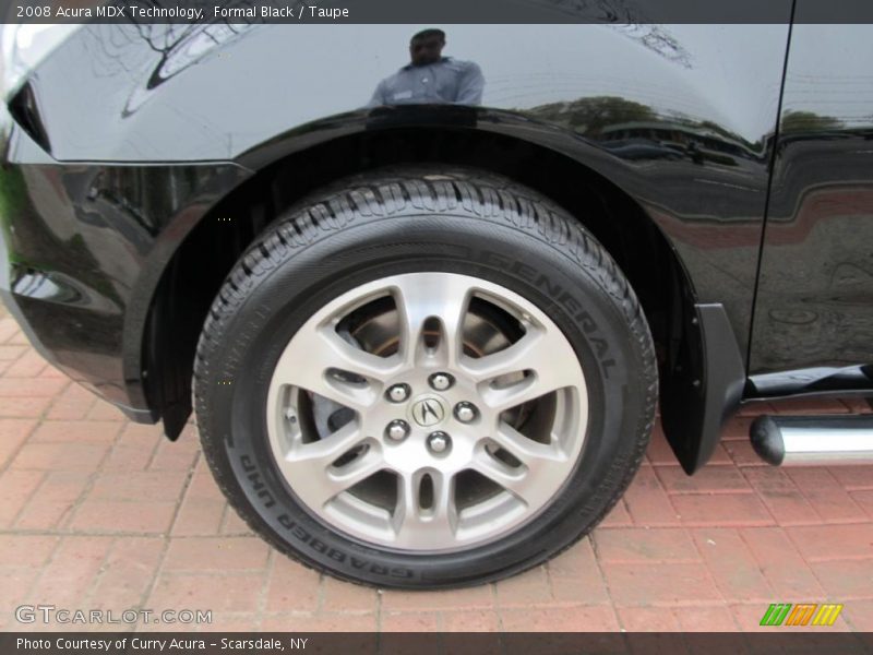 Formal Black / Taupe 2008 Acura MDX Technology
