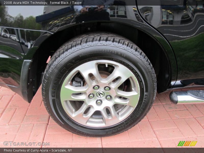 Formal Black / Taupe 2008 Acura MDX Technology