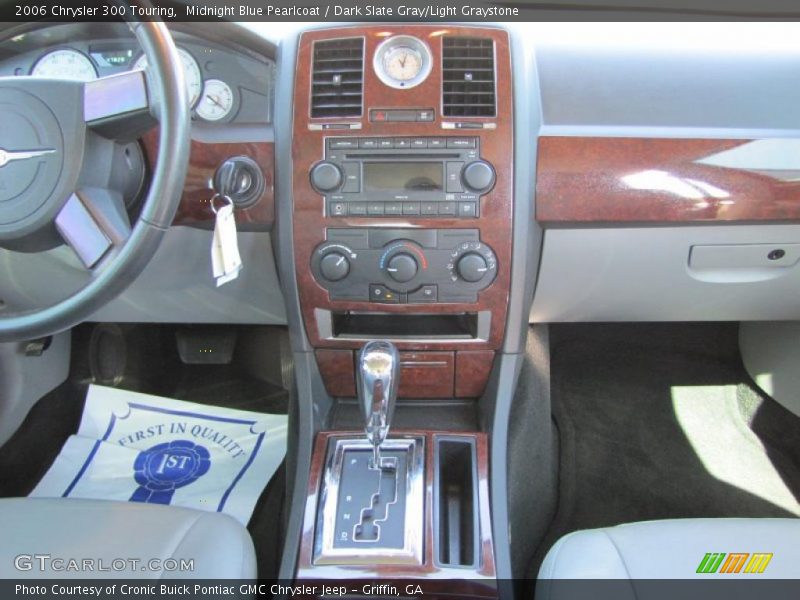 Midnight Blue Pearlcoat / Dark Slate Gray/Light Graystone 2006 Chrysler 300 Touring