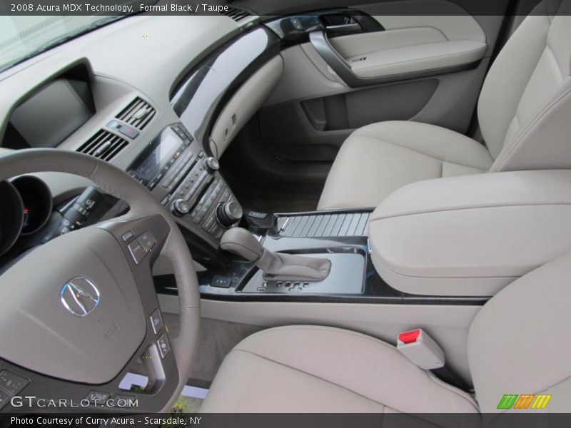 Formal Black / Taupe 2008 Acura MDX Technology