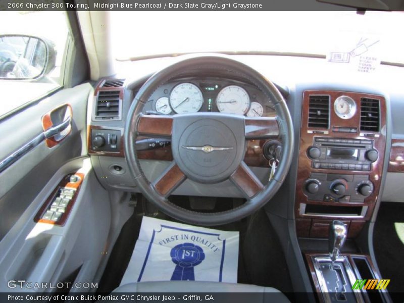 Midnight Blue Pearlcoat / Dark Slate Gray/Light Graystone 2006 Chrysler 300 Touring