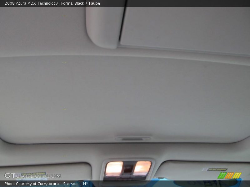 Formal Black / Taupe 2008 Acura MDX Technology