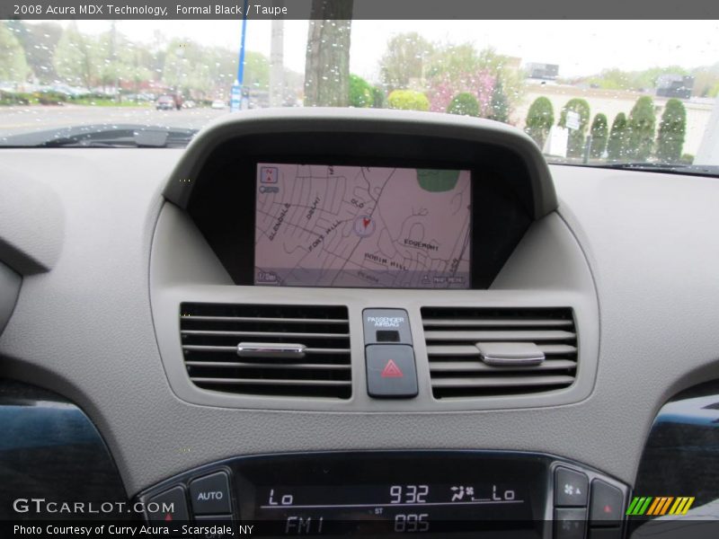 Formal Black / Taupe 2008 Acura MDX Technology