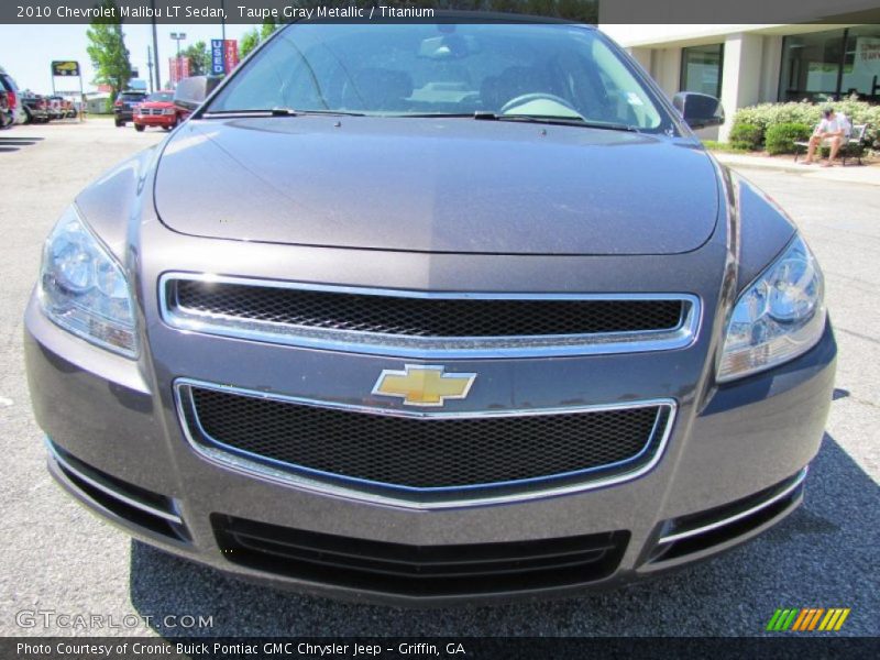 Taupe Gray Metallic / Titanium 2010 Chevrolet Malibu LT Sedan