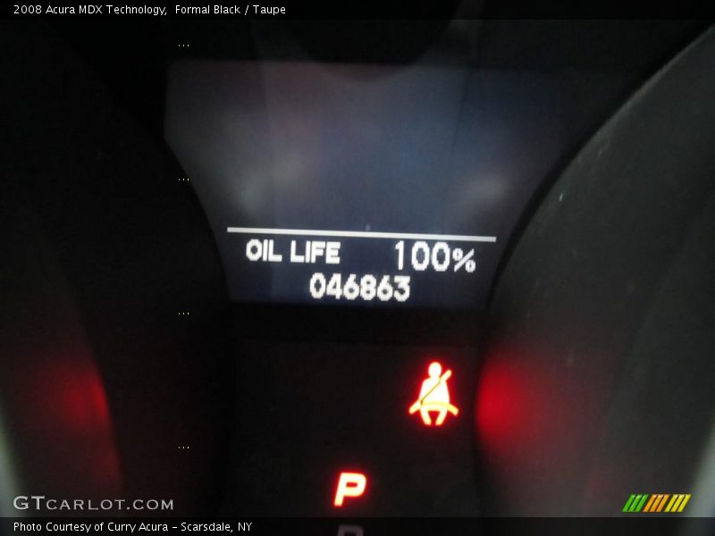 Formal Black / Taupe 2008 Acura MDX Technology