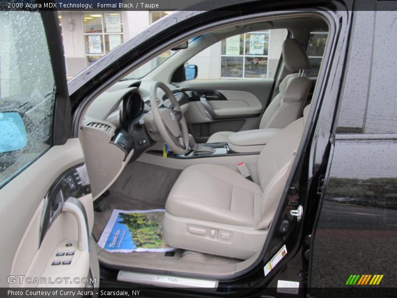 Formal Black / Taupe 2008 Acura MDX Technology