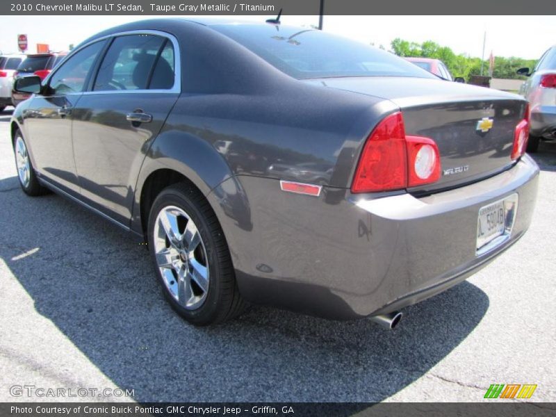 Taupe Gray Metallic / Titanium 2010 Chevrolet Malibu LT Sedan