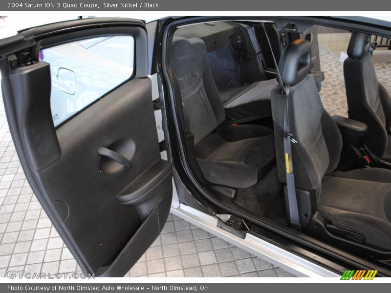  2004 ION 3 Quad Coupe Black Interior