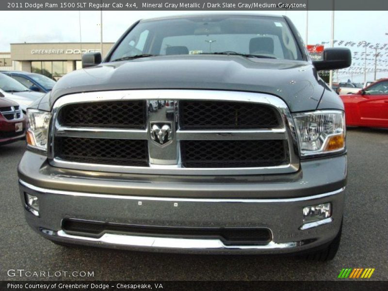 Mineral Gray Metallic / Dark Slate Gray/Medium Graystone 2011 Dodge Ram 1500 SLT Regular Cab 4x4