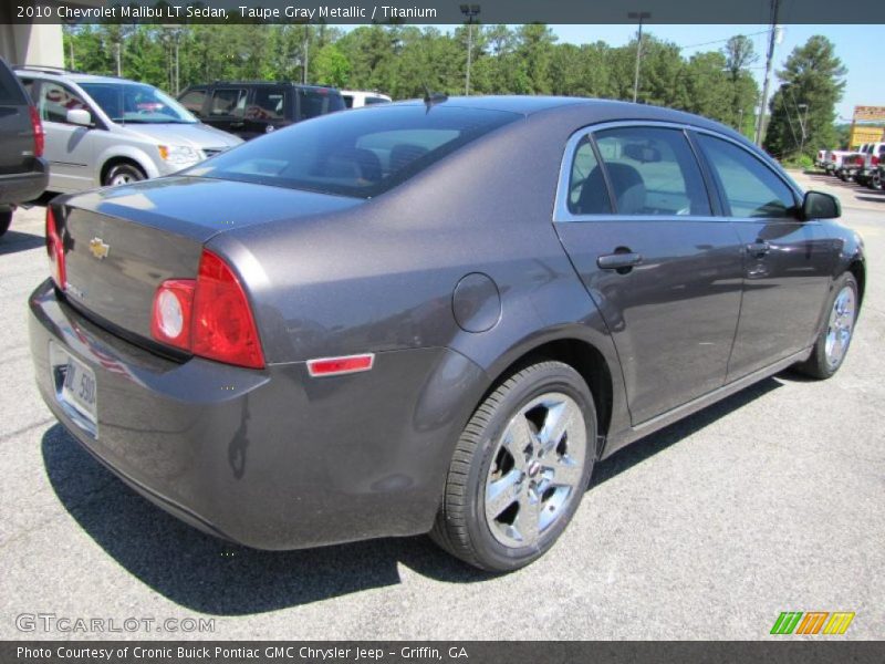 Taupe Gray Metallic / Titanium 2010 Chevrolet Malibu LT Sedan